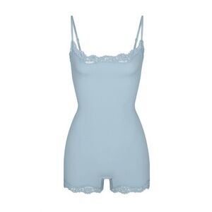 SKIMS Celeste soft lounge lace XS onesie bodysuit NWT